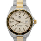 Tag Heuer Aquaracer IVORY Stainless Steel Gold 41mm Quartz WAY1120.BB0930 Watch