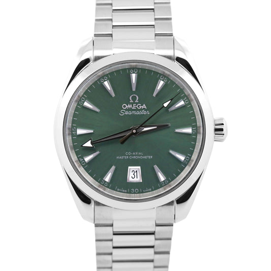 PAPERS Omega Seamaster Aqua Terra Shades GREEN 38mm 220.10.38.20.10.002 BOX