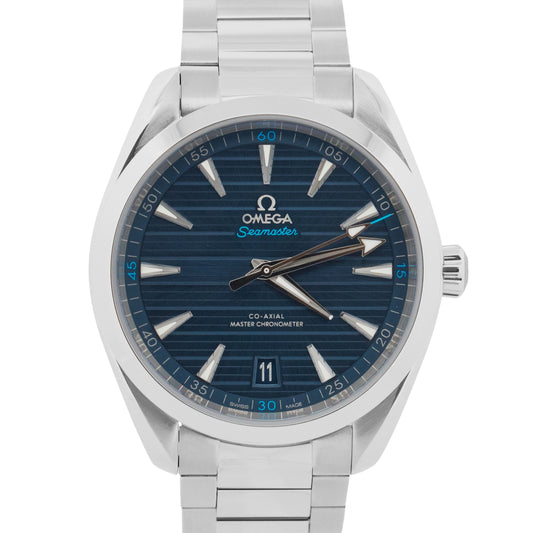 Omega Seamaster Aqua Terra 41mm BLUE Stainless Steel 220.10.41.21.03.001 Watch