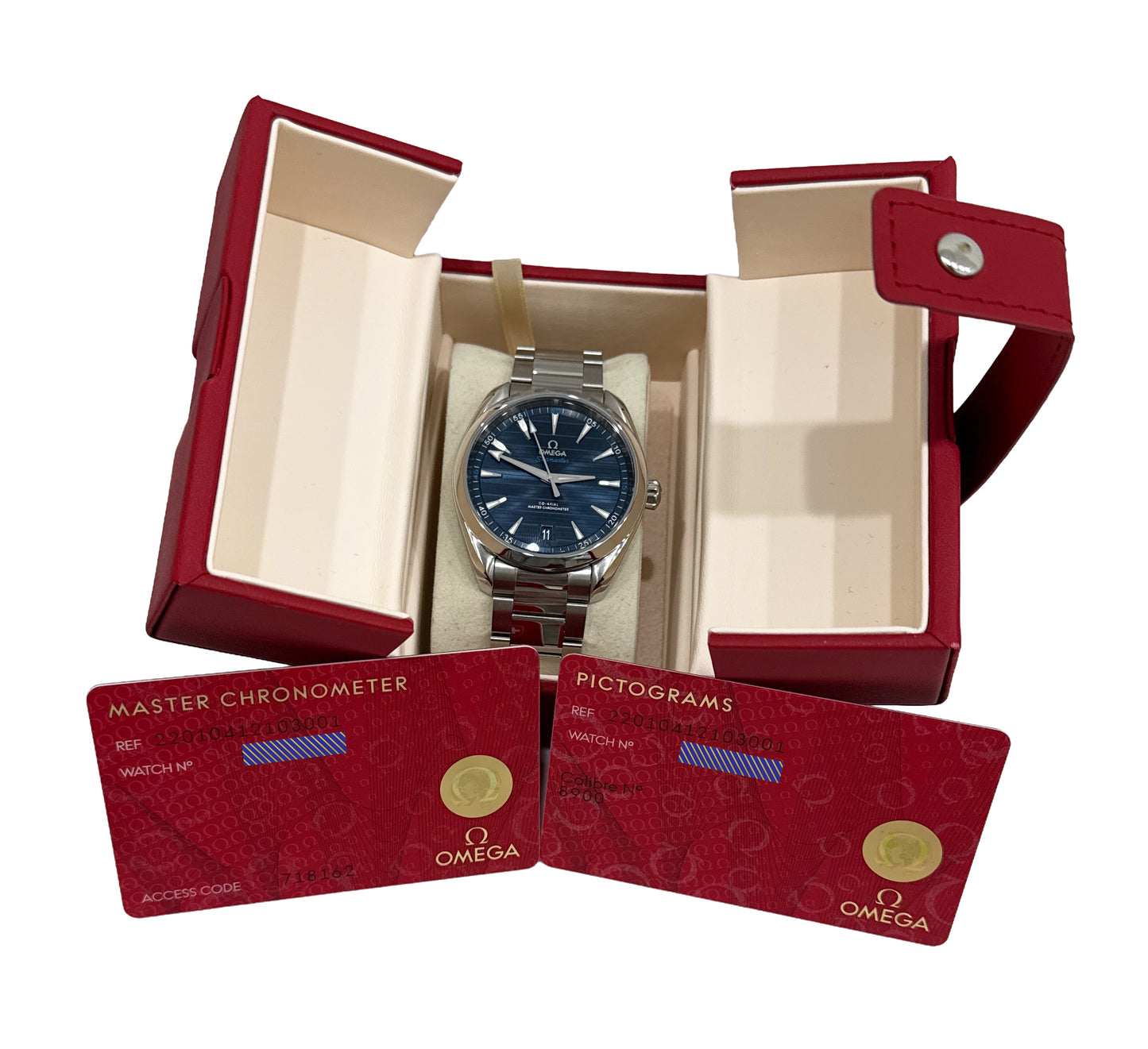Omega Seamaster Aqua Terra 41mm BLUE Stainless Steel 220.10.41.21.03.001 Watch