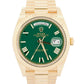 2023 PAPERS Rolex Day-Date President 40mm ARABIC GREEN ROMAN 18K Gold 228238 BOX