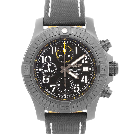 Breitling Avenger 45 Night Vision Chronograph DLC TITANIUM Black 45mm V13317