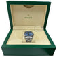 Rolex DateJust 41mm AZZURRO BLUE ROMAN Stainless Steel OYSTER Smooth 126300 BOX