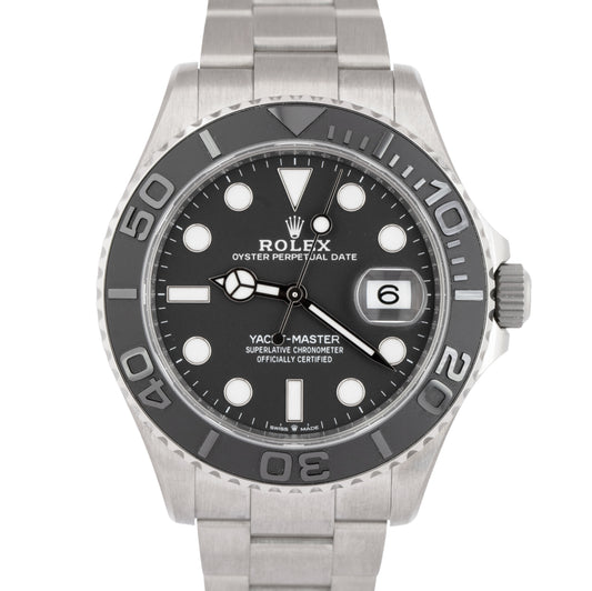 NEW AUGUST 2025 PAPERS Rolex Yacht-Master TITANIUM 226627 Black Ceramic 42mm BOX
