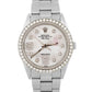 Rolex Air-King Precision Mother of Pearl DIAMOND Bezel Steel 34mm Watch 14000