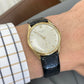 PAPERS VINTAGE Patek Philippe Calatrava 2557 SILVER 18K Yellow Gold Manual 33mm