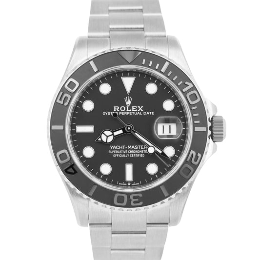 NEW UNWORN 2025 PAPERS Rolex Yacht-Master TITANIUM Ceramic Black 42mm 226627