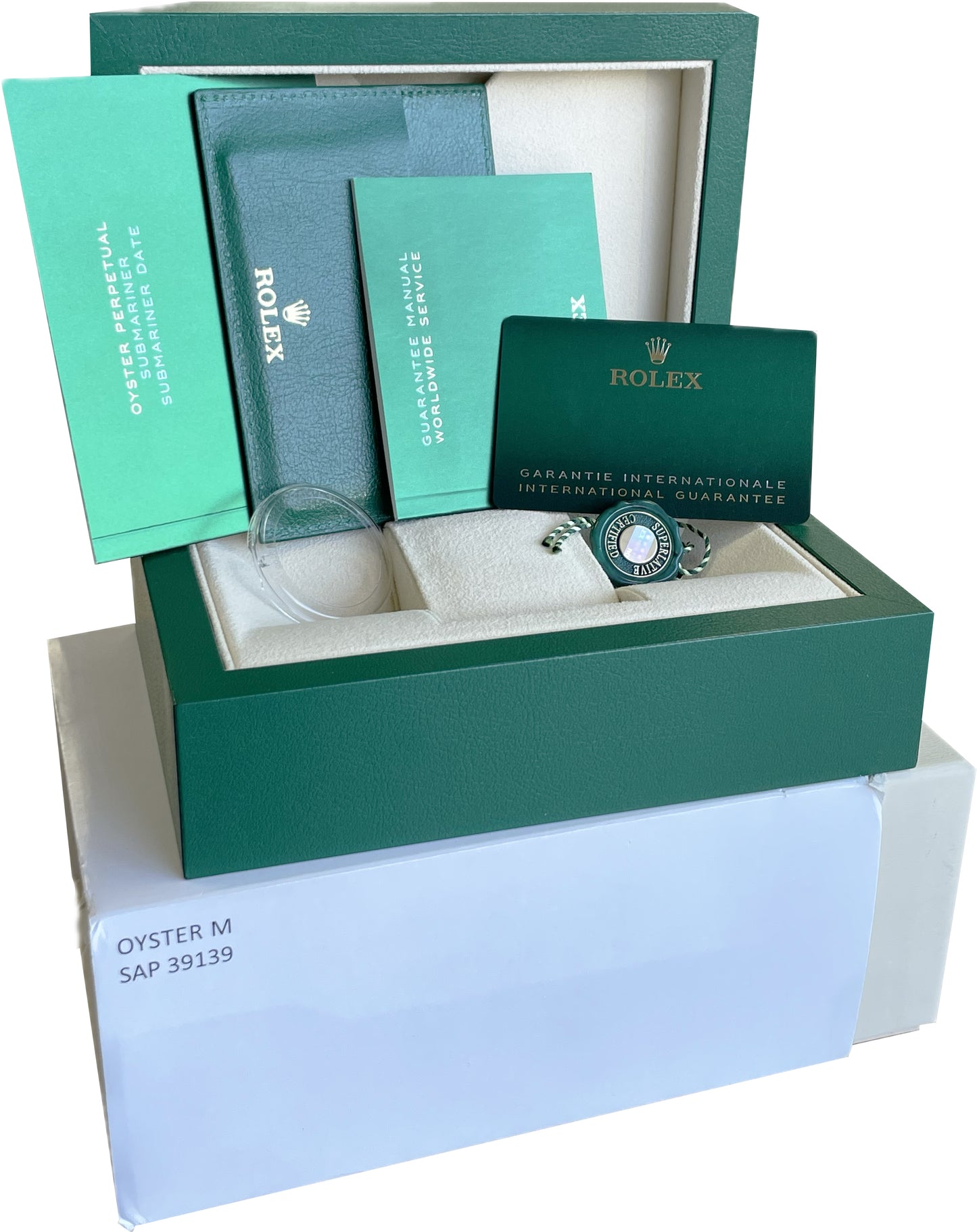 MINT 2023 PAPERS Rolex Submariner 41mm 18K Gold Steel Black Watch 126613 LN BOX