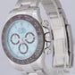 MINT UNPOLISHED 2021 PAPERS Rolex Daytona Platinum ICE BLUE Watch 116506 BOX