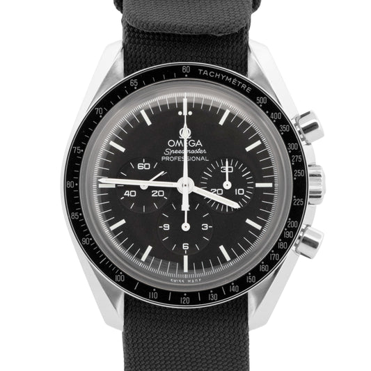 MINT Omega Speedmaster Professional Stainless NATO Manual 42mm Watch 145.022