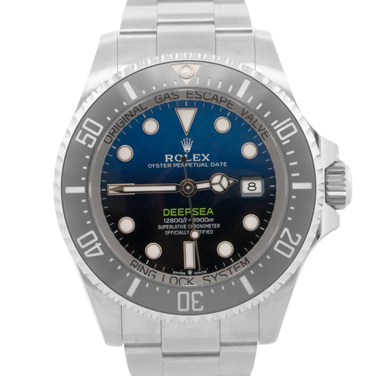 2022 PAPERS Rolex Sea-Dweller Deepsea JAMES CAMERON 44mm 136660 BOX