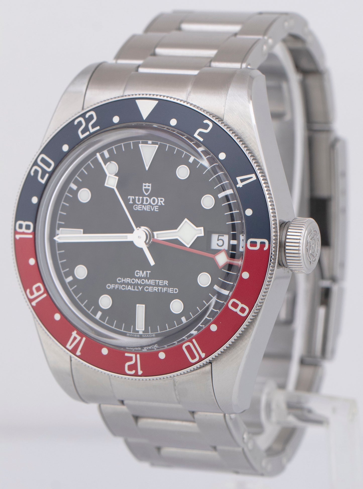 NEW 2024 PAPERS Tudor Black Bay 41 GMT 41mm PEPSI Red Blue Steel 79830 RB BOX