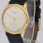 PAPERS VINTAGE Patek Philippe Calatrava 2557 SILVER 18K Yellow Gold Manual 33mm