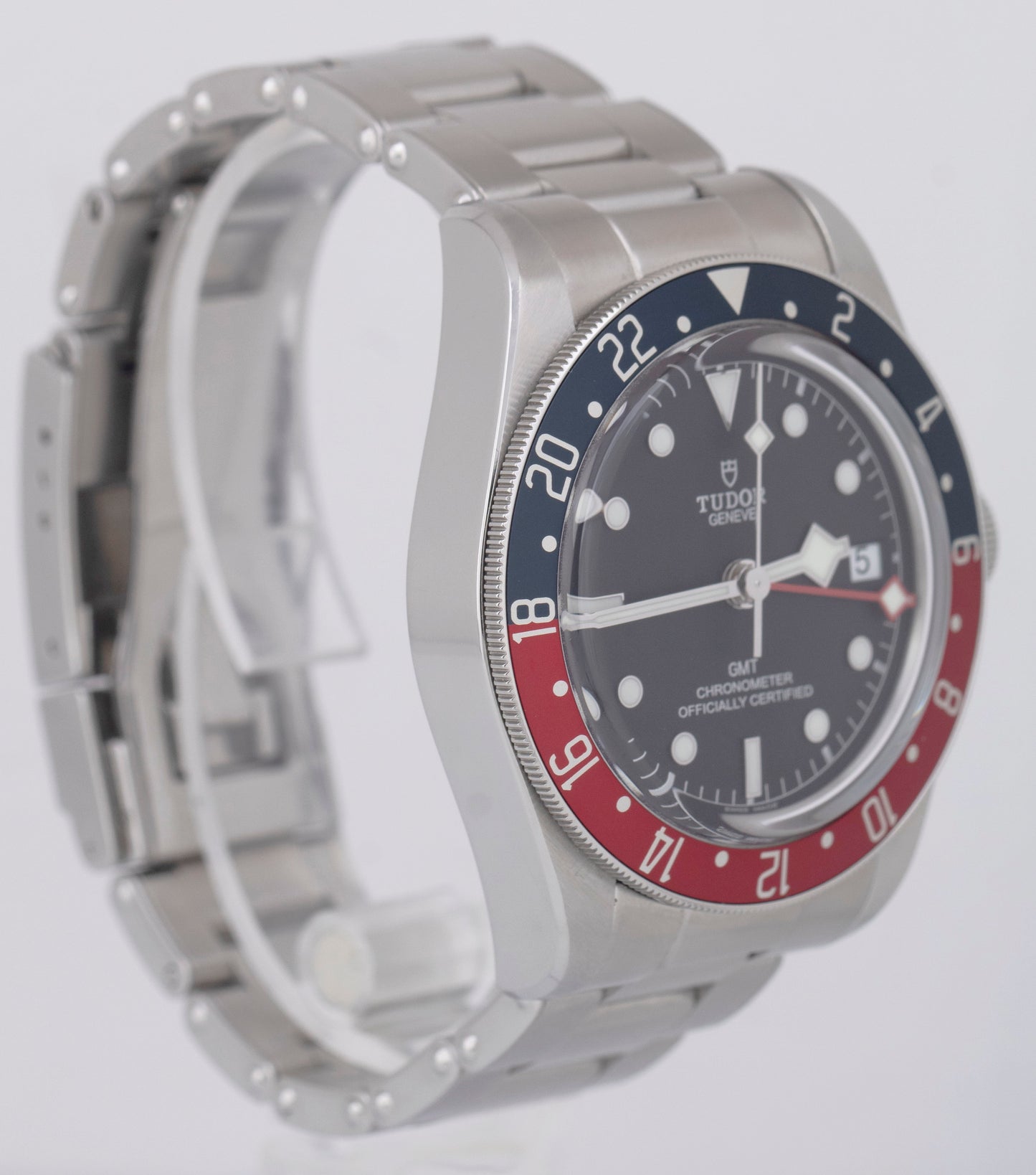 NEW 2024 PAPERS Tudor Black Bay 41 GMT 41mm PEPSI Red Blue Steel 79830 RB BOX