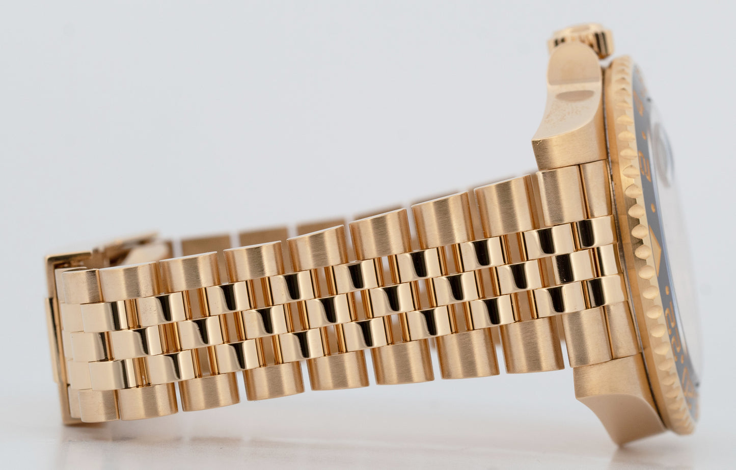 MINT 2023 PAPERS Rolex GMT-Master II Black 18K Gold JUBILEE 40mm 126718 GRNR BOX