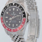 MINT 1991 Rolex GMT-Master COKE 40mm Jubilee Stainless Black Red Watch 16700