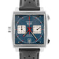 Tag Heuer Monaco CAW211P Steve McQueen Blue Leather Steel 39mm Date Watch BOX