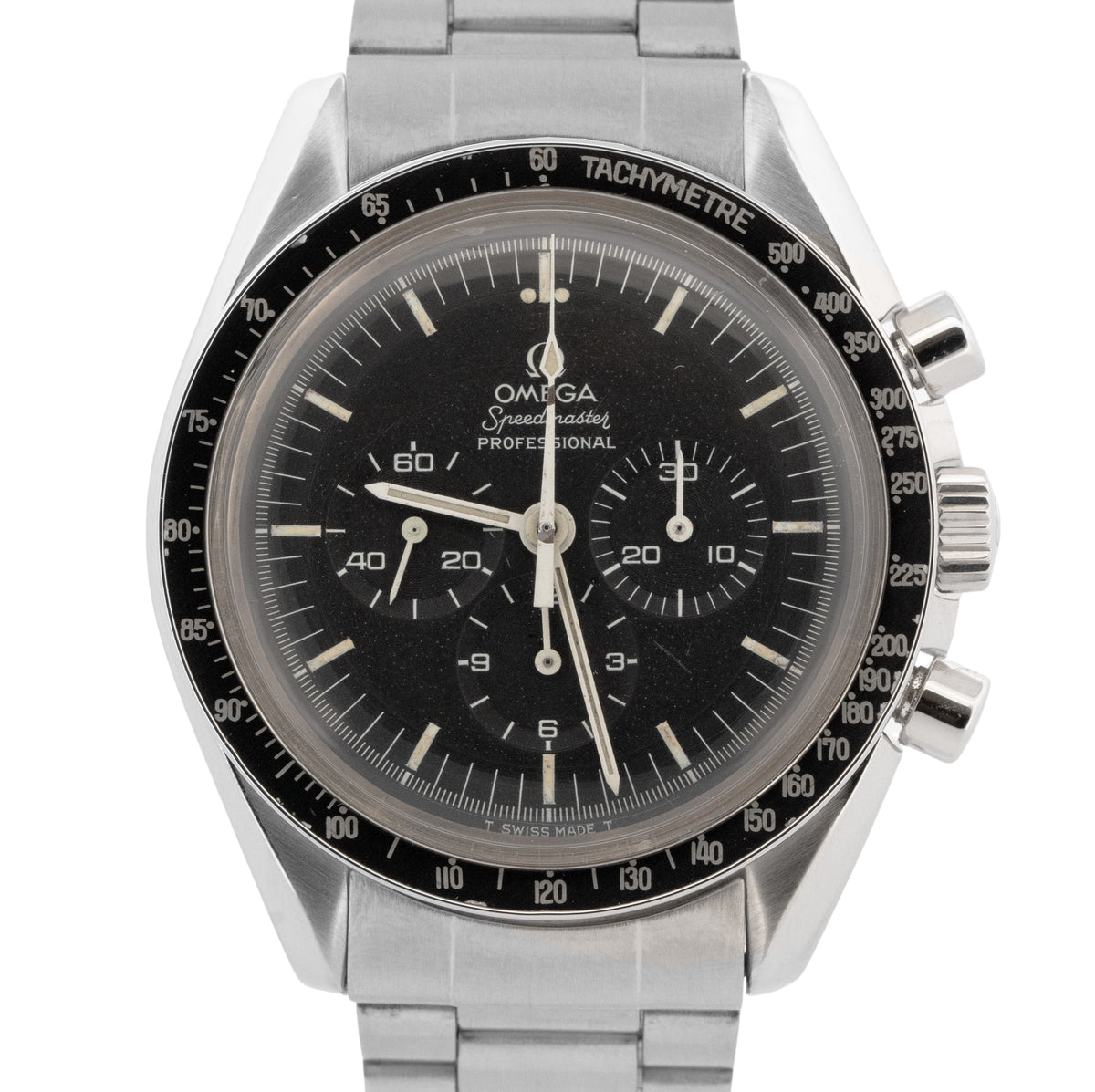 Omega Speedmaster Professional 145.022 42mm Stainless Manual Wind Hesalite Watch