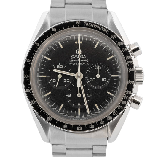Omega Speedmaster Professional 145.022 42mm Stainless Manual Wind Hesalite Watch