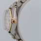 Ladies Rolex Date 26mm White DIAMOND Two-Tone JUBILEE Gold Fluted 6517 Watch