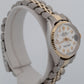 Ladies Rolex Date 26mm White DIAMOND Two-Tone JUBILEE Gold Fluted 6517 Watch