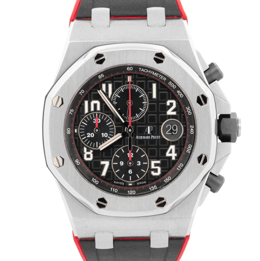 PAPERS Audemars Piguet Royal Oak Offshore VAMPIRE Red 42mm 26470ST BOX