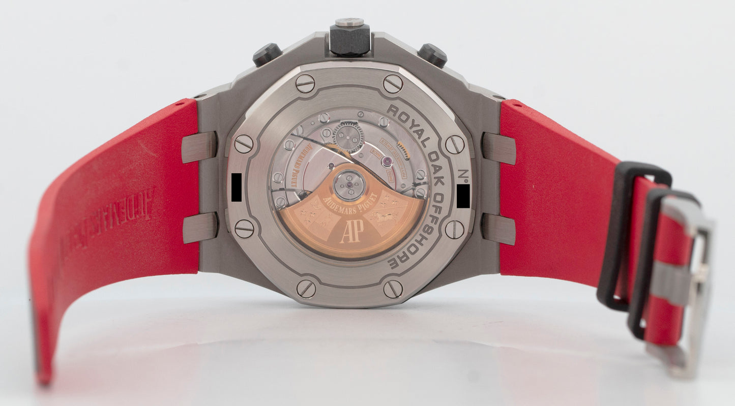 PAPERS Audemars Piguet Royal Oak Offshore VAMPIRE Red 42mm 26470ST BOX