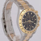 MINT 2004 Rolex Daytona Cosmograph 40mm Black Two-Tone 18K Gold Watch 116523 BOX