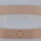 MINT 2024 PAPERS Cartier LOVE Bracelet BRUSHED 18K ROSE Gold Size 19 AU 750 BOX