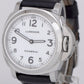 MINT Panerai Luminor Base PAM00114 Steel White Leather 44mm Manual PAM114