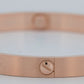 MINT 2024 PAPERS Cartier LOVE Bracelet BRUSHED 18K ROSE Gold Size 19 AU 750 BOX