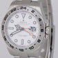 MINT PAPERS Rolex Explorer II 42mm 216570 POLAR WHITE Orange Steel GMT Watch BOX