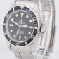 Vintage Rolex Submariner Black Automatic Stainless Steel 40mm Watch 5512