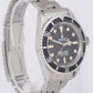 Vintage Rolex Submariner Black Automatic Stainless Steel 40mm Watch 5512