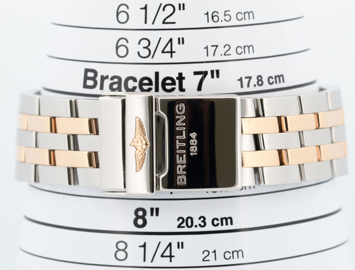 Breitling Chronomat Chronograph 44mm 18K Rose Gold Stainless IB0110 Watch BOX