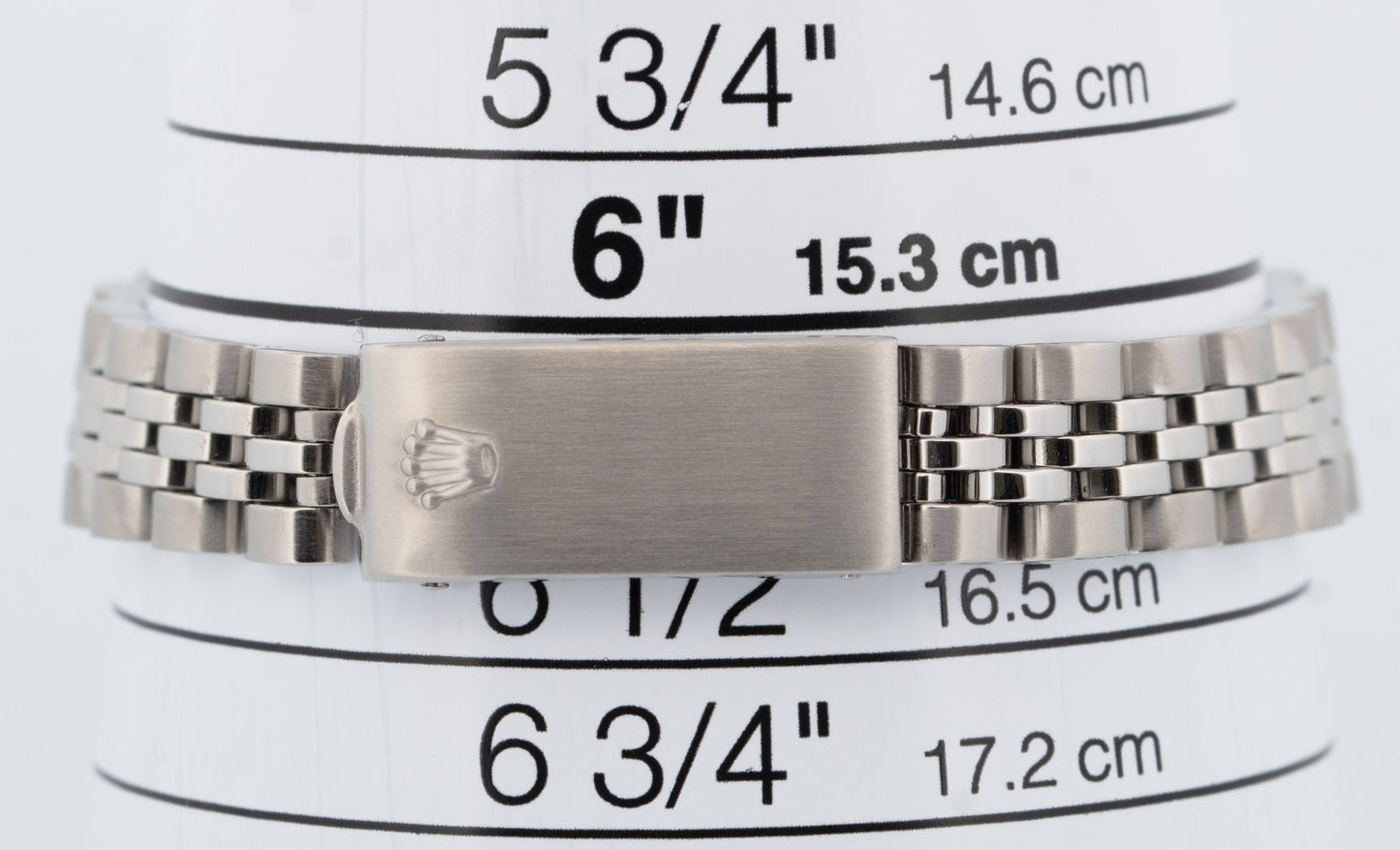 Ladies Rolex Oyster Perpetual Date 26mm Silver Stainless JUBILEE Watch 6916