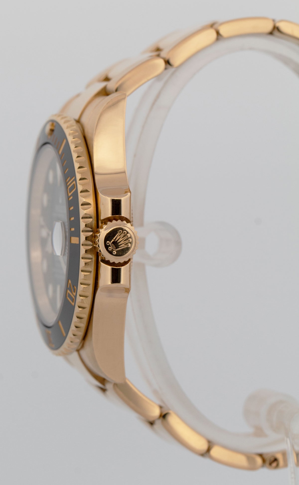 Rolex Submariner Date 40 Ceramic Black 18K Yellow Gold 40mm 116618 LN Watch
