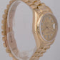 Rolex Day-Date President 36mm DIAMOND Fluted Solid 18K Yellow Gold Watch 18038