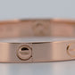 PAPERS Cartier LOVE Bracelet 18K ROSE Gold Size 17 AU 750 Screwdriver Band BOX