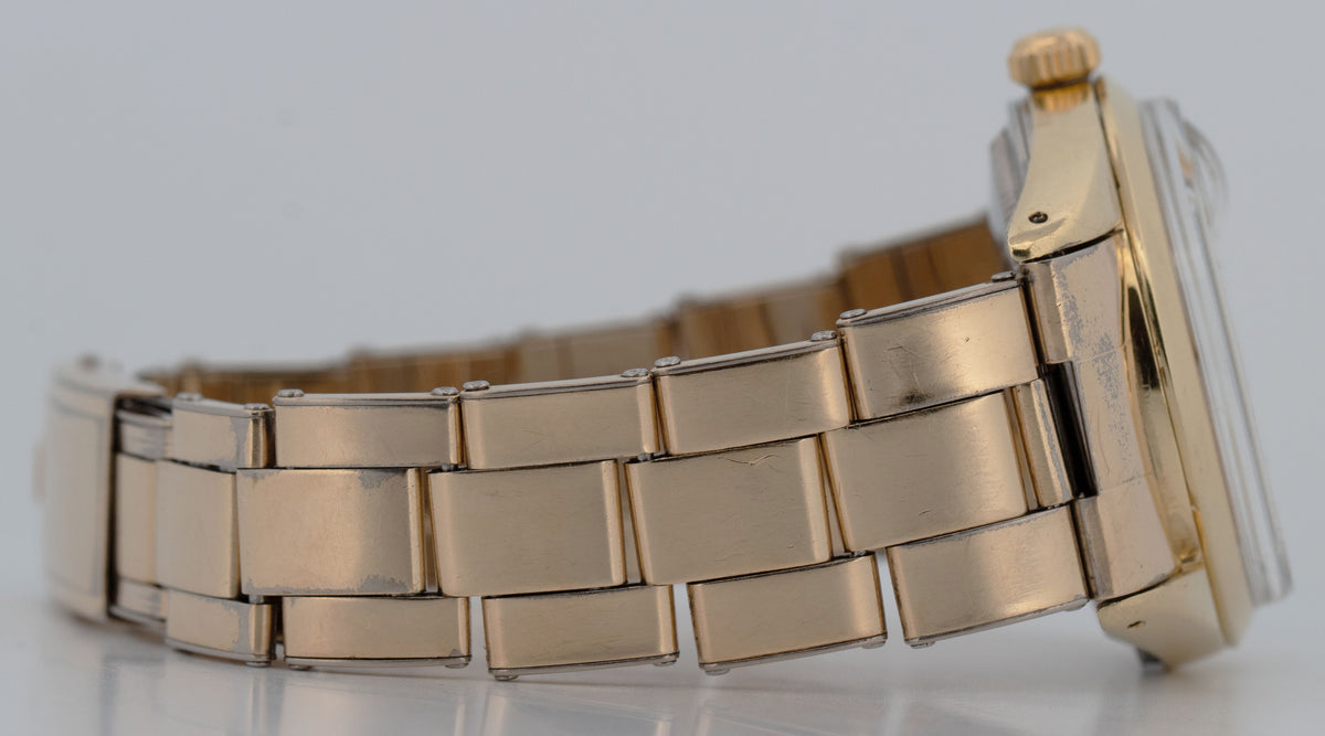 1973 Rolex Oyster Perpetual Date CHAMPAGNE Gold Capped Steel 34mm 1550 Watch