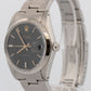 Rolex SERVICE CENTER Oysterdate Precision BLACK Stainless 34mm 6694 Watch BOX