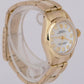 MINT Ladies Rolex Oyster Perpetual 24mm SOLID GOLD 14K Watch DIAMOND MOP 6718