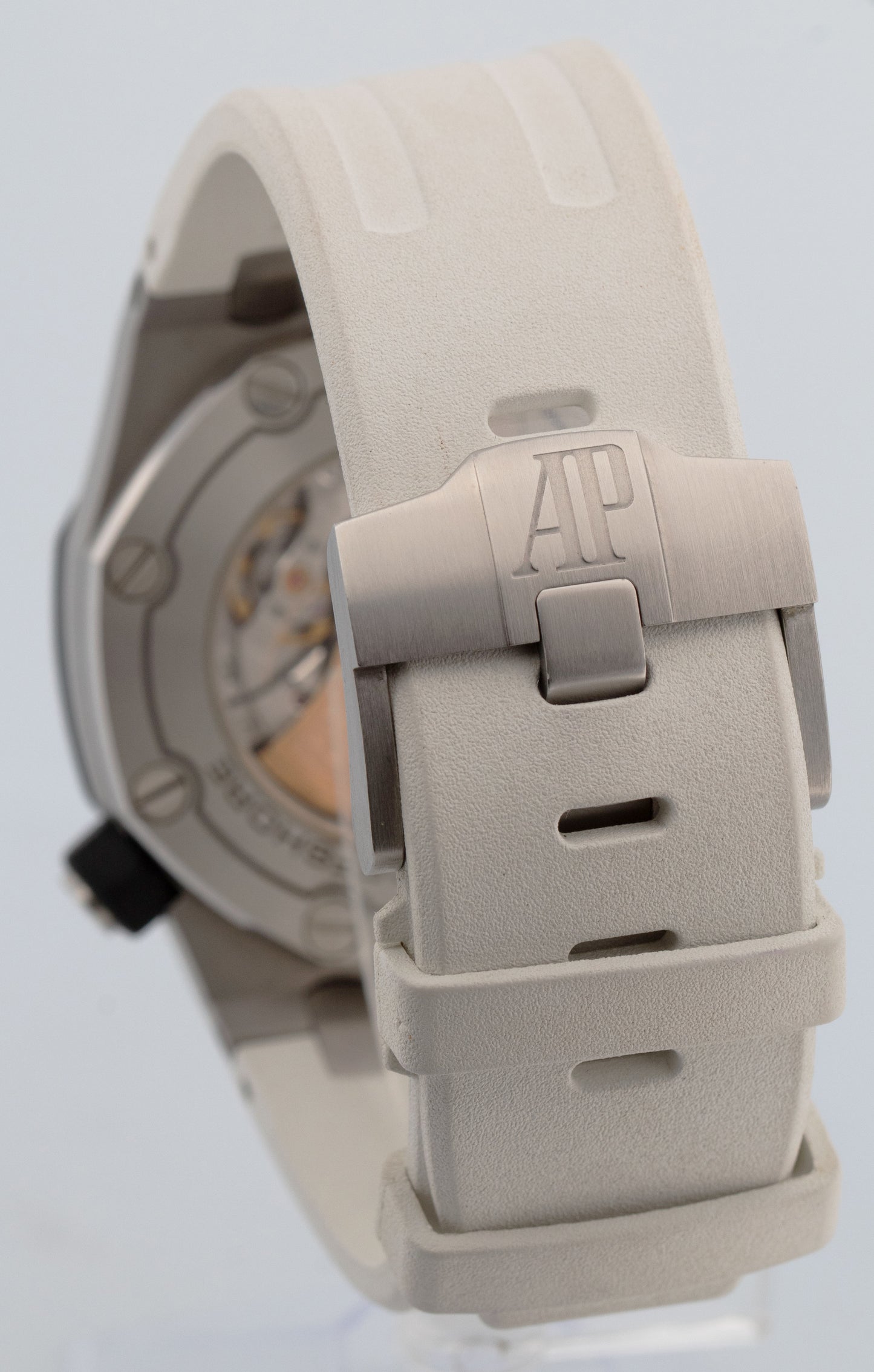 Audemars Piguet Royal Oak Offshore Diver White 42mm Rubber 15710ST Watch Box