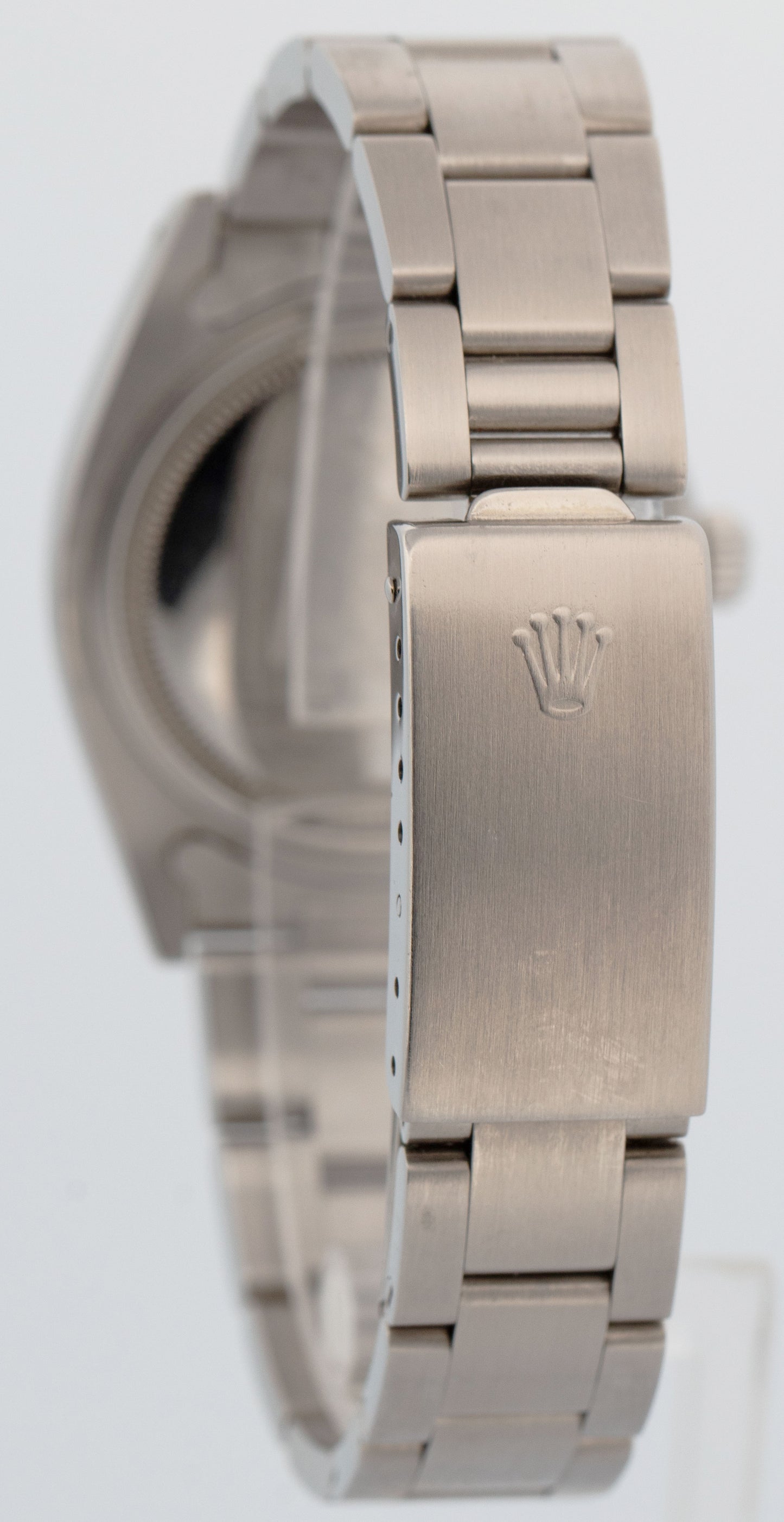 Rolex SERVICE CENTER Oysterdate Precision BLACK Stainless 34mm 6694 Watch BOX