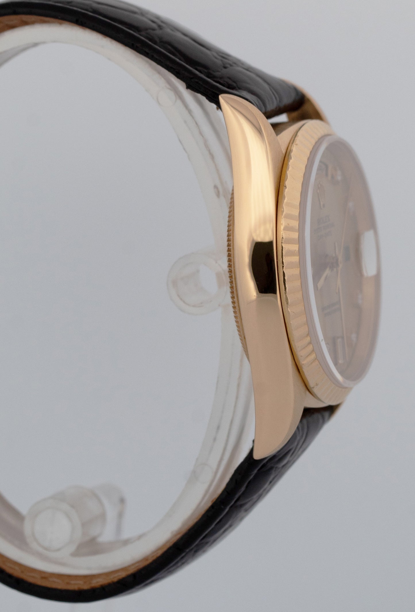 PAPERS Rolex Day-Date President 36mm FACTORY DIAMOND 18K Gold Watch 18238 BOX