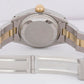 MINT Rolex Oyster Perpetual Date 26mm BLUE Two-Tone 18K Gold Fluted 6917 Watch