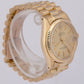 MINT Rolex DateJust President 31mm Midsize Champagne 18K Yellow Gold Watch 6827