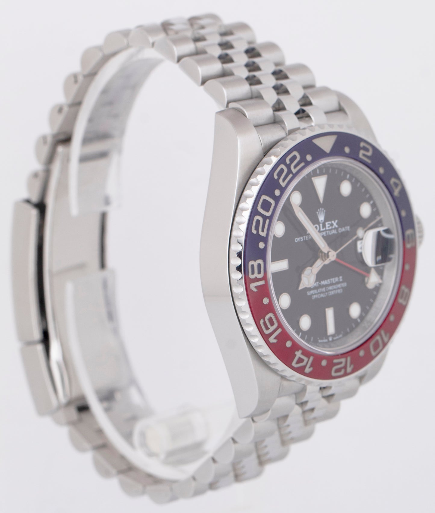 MINT PAPERS Rolex GMT-Master II 126710 BLRO 40mm PEPSI JUBILEE Steel Watch BOX