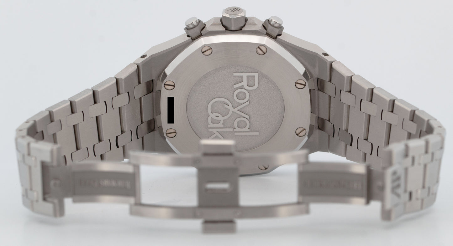 PAPERS Audemars Piguet Royal Oak Chronograph 38mm 26315ST.OO.1256ST.02 Watch BOX
