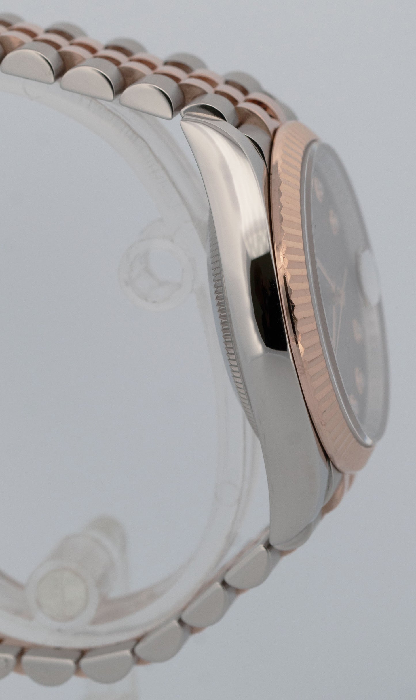 2021 PAPERS Rolex DateJust CHOCOLATE DIAMOND 18k Rose JUBILEE 36mm 126231 BOX